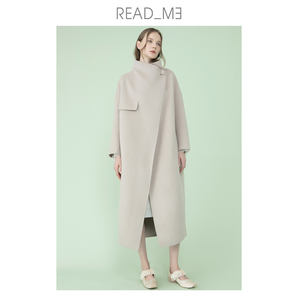 readme羊毛大衣双面呢设计师