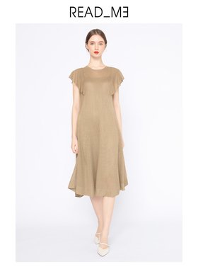 readme读我女士针织连衣裙短袖修身显瘦送内搭70261749