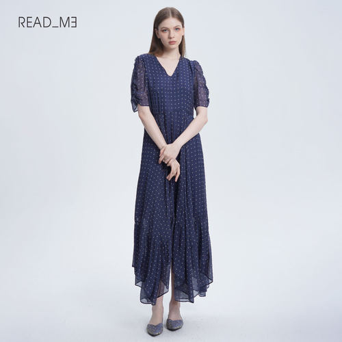readmeV领长款连衣裙