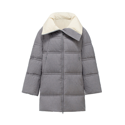 readme秋冬新品羽绒服包裹式高领