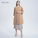 双面穿显瘦风衣50605113 A版 Readme读我七分袖 女中长款