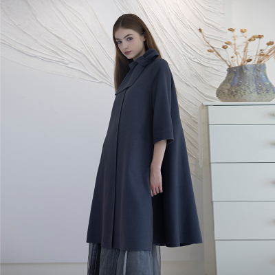 README双面呢长款保暖有型大衣