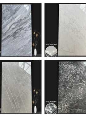 超薄瓷砖860*1400*6mm灰色白色亮光釉面砖室内外墙砖陶瓷薄板地砖