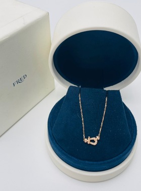 FRED/斐登马蹄扣满钻项链