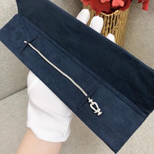 二手Fred斐登force 10白金满钻手绳手链 配盒子