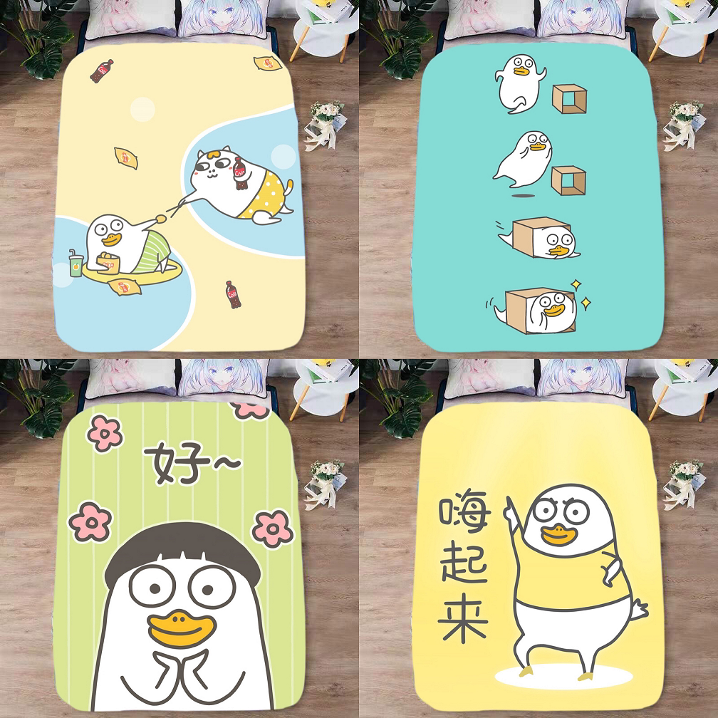 来图定制儿童卡通小刘鸭夏凉被学生宿舍可爱表情包空调被午睡薄被
