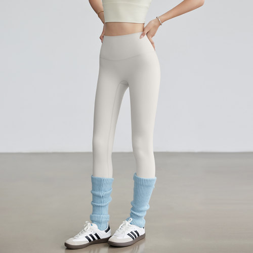 岚纹高腰提臀健身裤无痕紧身裤