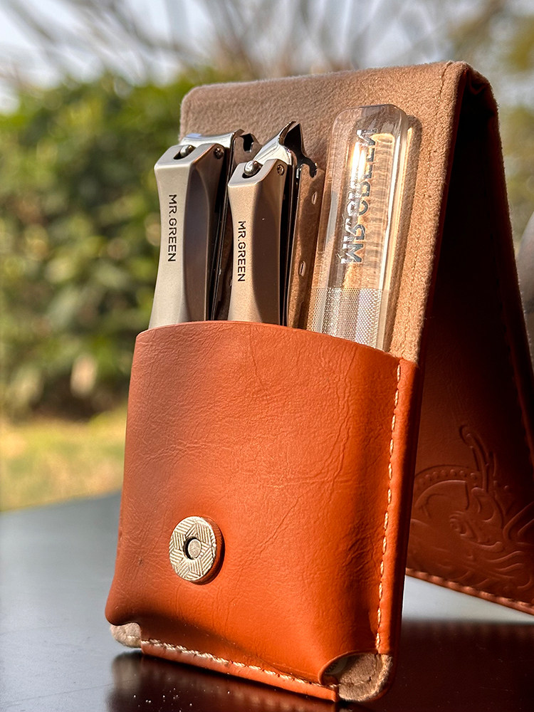 독일 MR.GREEN 수입 비말 방지 손톱깎이 매니큐어 및 성인 및 어린이를 위한 개인 관리 휴대용 세트