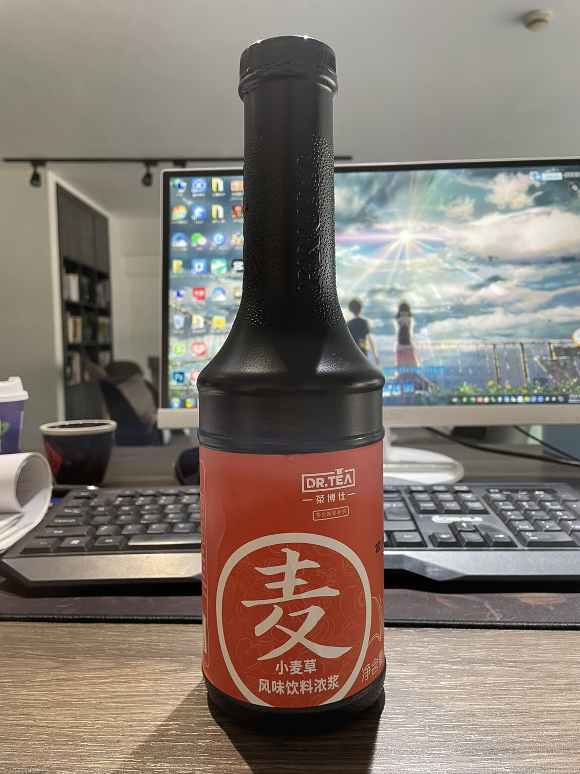 小麦草汁复合浓缩汁麦草奇异果汁泰绿柠檬茶奶茶店专用1l全国包邮