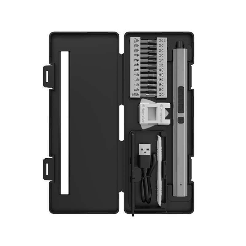 跨境新品30合一 迷你电动螺丝刀套装手自一体家用DIY小型电批工具