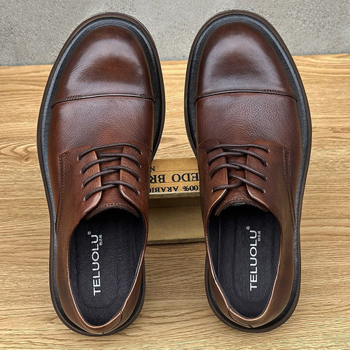 男鞋新郎鞋三接头商务正装德比鞋