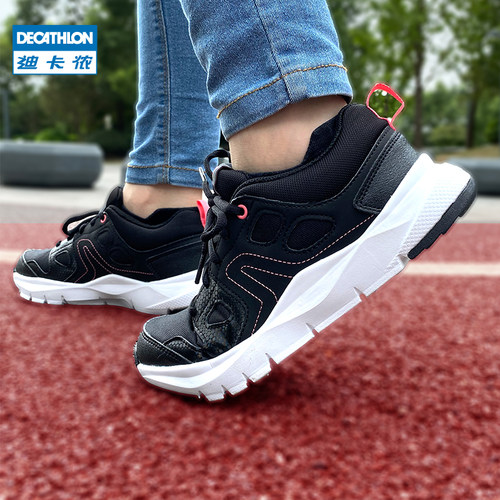 迪卡侬保暖厚底防水女鞋