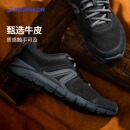 男鞋 缓震通勤鞋 IVX2 男秋冬牛皮面软底保暖舒适板鞋 迪卡侬休闲鞋