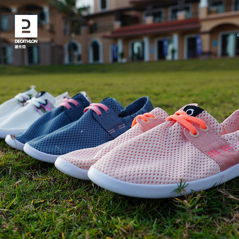 迪卡侬透气穿脱方便ovo懒人鞋