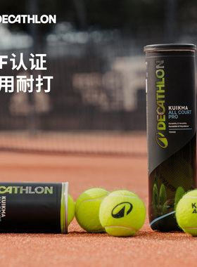 迪卡侬网球训练球儿童初学成人用球网球车比赛球密封有压耐打SAJ6