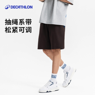 迪卡侬SPW366017棉质卫裤 情侣SAY4 运动休闲宽松舒适亲肤男女同款