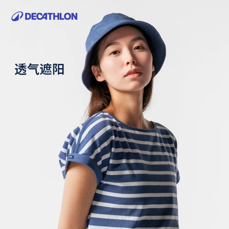 迪卡侬渔夫帽男女遮阳透气快干