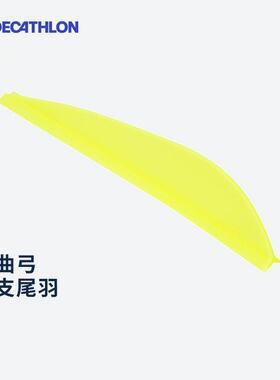 迪卡侬箭羽反曲羽多色可选12只装射箭运动反曲弓箭支尾羽CSR3
