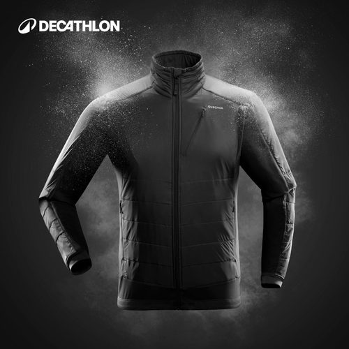 迪卡侬抓绒衣跑步外套