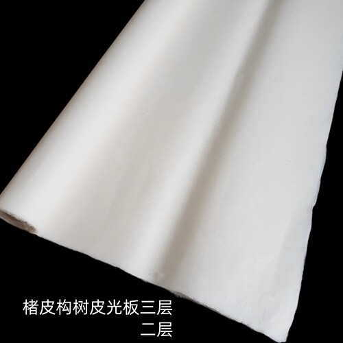 大规格加厚二三层夹构树楮皮云龙皮纸书法国画美展作品半生熟宣纸 - 封面