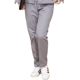 男女工作服裤子春秋劳保服裤宽松长裤耐磨汽修服工人工地工厂单裤