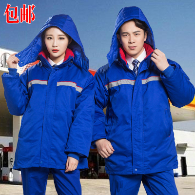 黑白概念冬季可拆内胆棉服