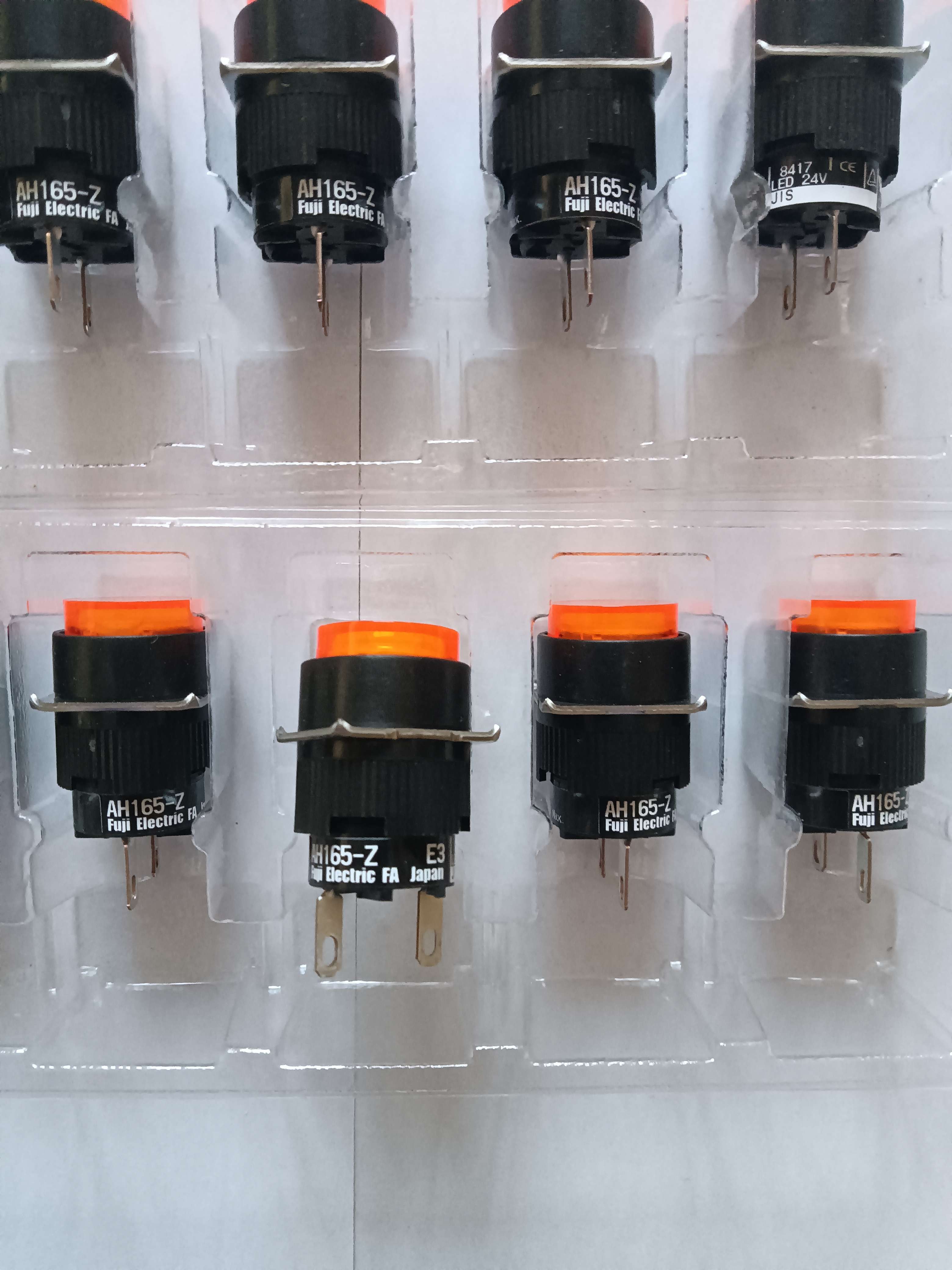 全新原装富士橙色指示灯AH165-ZOE3