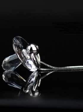 奥地利水晶吊坠小熊小狗项链