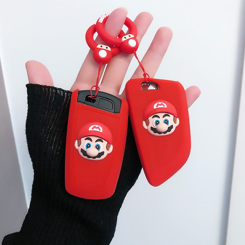 适用宝马贴片车钥匙套刀锋经典款