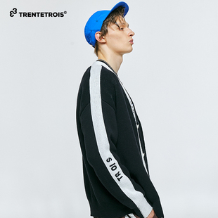 33潮牌针织衫纯棉纱线材质亲肤舒适宽松廓形时尚针织衫