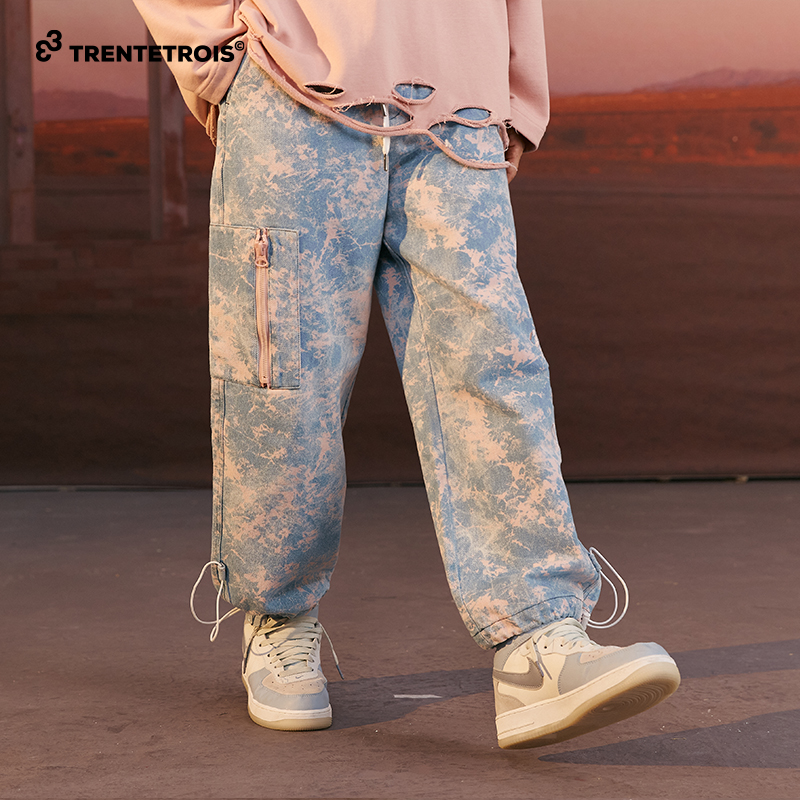 33潮牌休闲裤时尚潮流宽松百搭运动裤