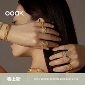 OOAK列维斯蕾丝S925银指环戒指女叠戴可调节轻奢高级感女神礼物