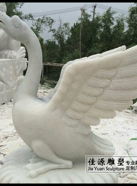 四川雕塑摆件动物汉白玉