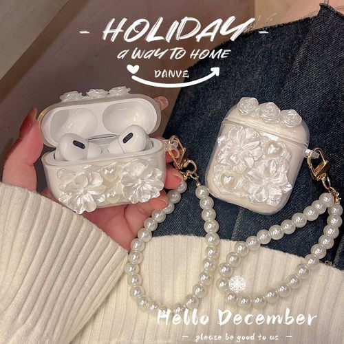 玫瑰花适用漫步者花再zeroclip/evoair/comfoclip/lolliclip耳机保护套lollipro3/AirX/atombudsplus气质软壳