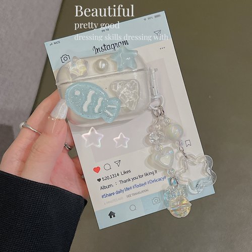 JBL硅胶软壳星星小鱼耳机壳