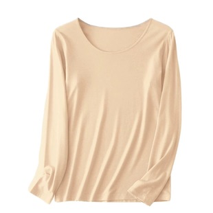 单裤 长裤 弹力贴身女士 长袖 舒感莫代尔超薄打底内衣单件上衣经典