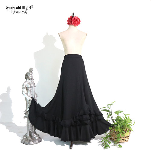 7yearsoldlilgirl弗拉门戈舞裙