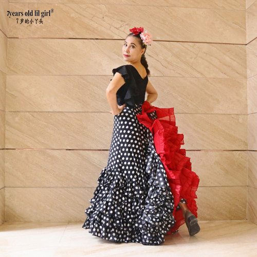 7yearsoldlilgirl弗拉门戈长尾裙