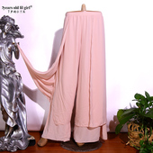 舞蹈服休闲练功服热销古典舞裤 FFF31 子进口意大利雪纺双层阔腿裤