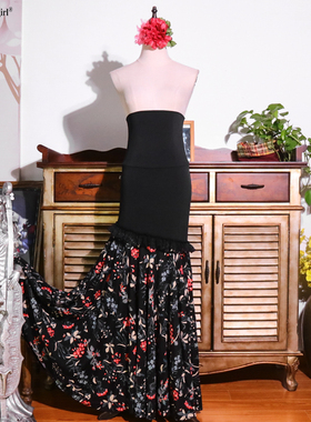 西班牙弗拉门戈Flamengo舞裙新款挪威麻花花原创练功服热卖DTT60