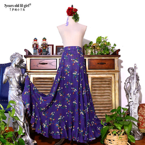 西班牙弗拉门戈舞裙荷叶边舞裙