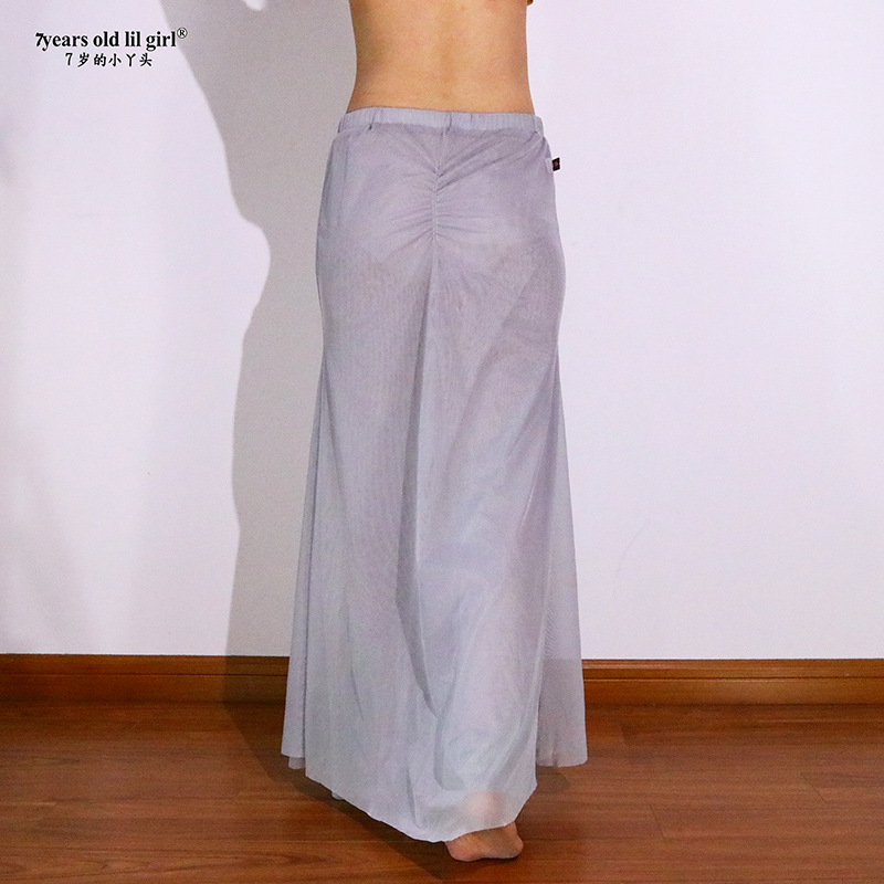 肚皮舞半身裙新款 包臀网纱长裙子初学者舞蹈服装女套装热卖
