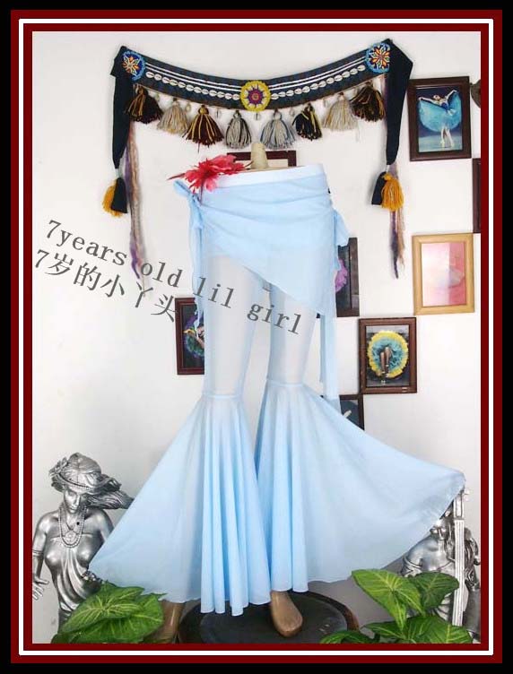 7yearsoldlilgirl水纱喇叭裤