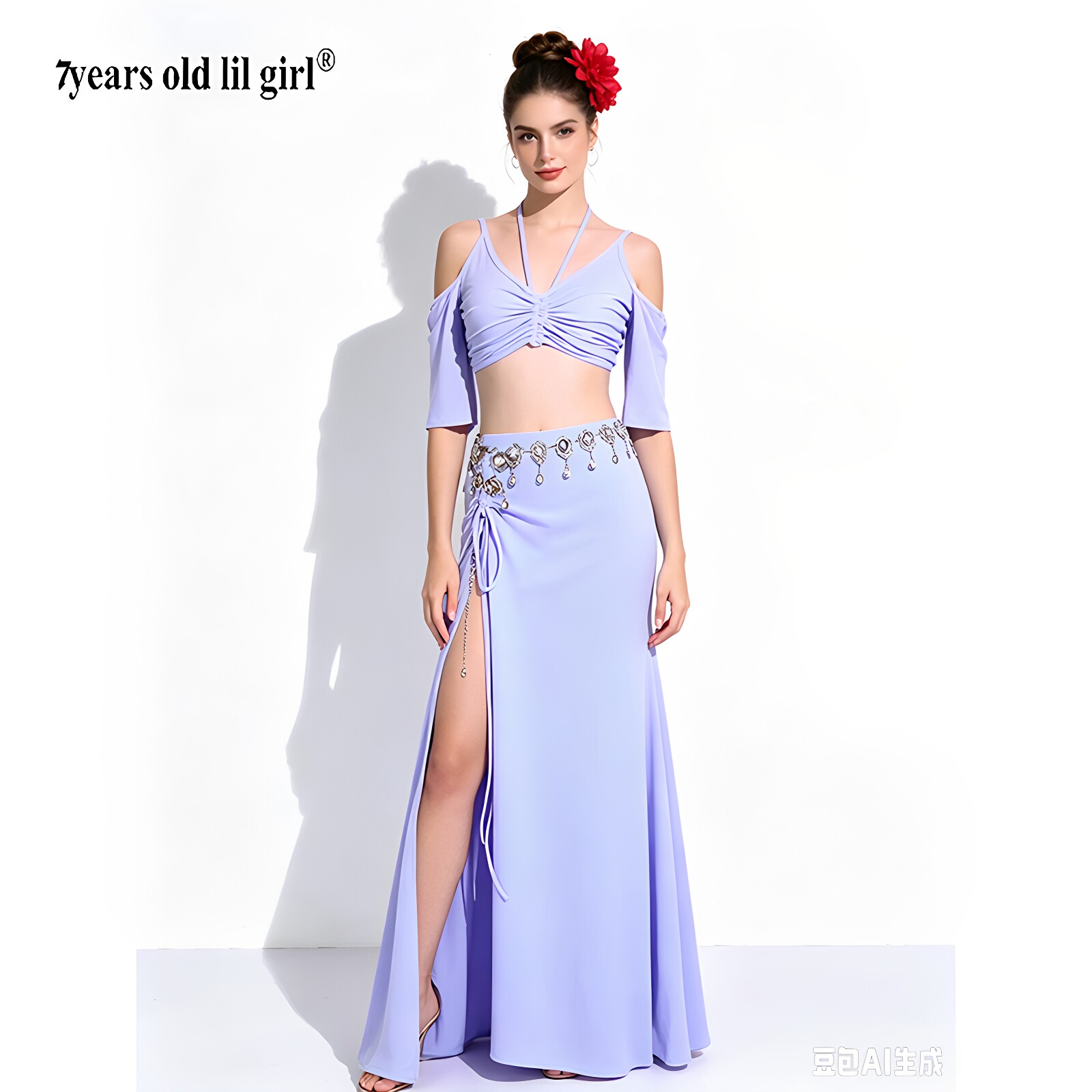 肚皮舞东方舞套装2023春夏新女练功服 2件套品牌设计MA50