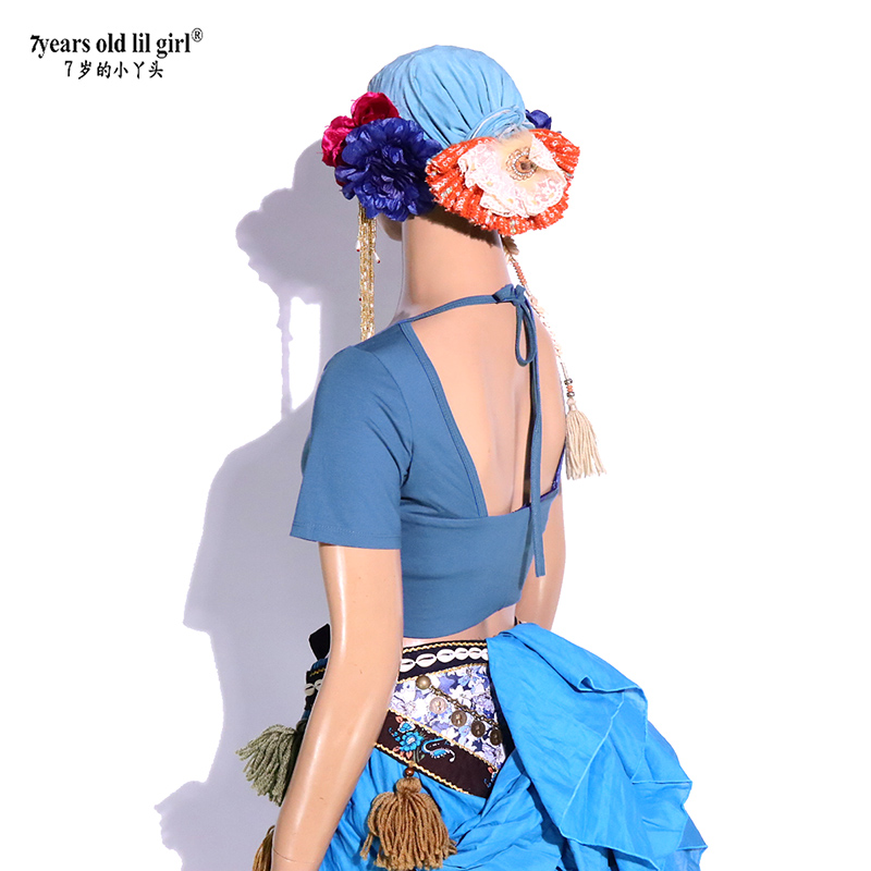 7yearsoldlilgirl肚皮舞上衣