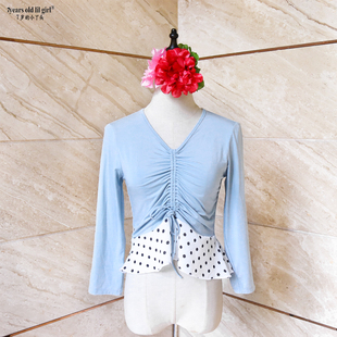 弗拉门戈上衣2022春夏新款莫代尔人棉上衣休闲舒适时尚舞蹈 HHH25