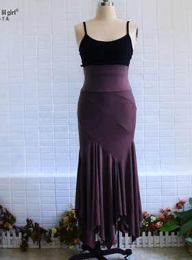 Flamenco佛朗明哥舞裙2022秋冬新款包臀大摆不规则演出热卖DDT20