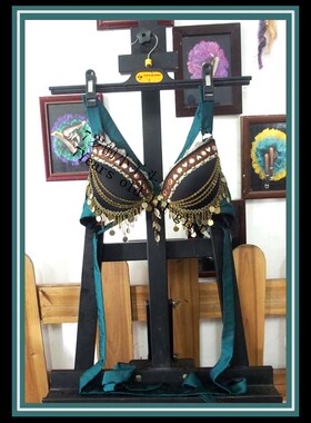 舞蹈服饰热销肚皮舞练功演出部落胸衣文胸品牌设计 BI128