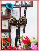 肚皮舞手工精品部落文胸演出服做工都很精致小丫私人制定B68