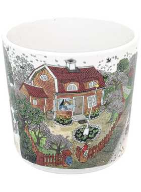 瑞典代购Ratt Start马克杯密胺卡通水杯咖啡杯牛奶杯不带柄